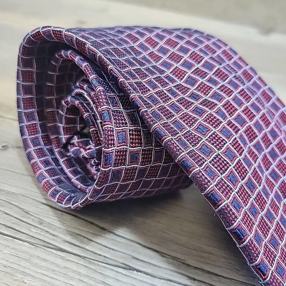 Britches of Georgetowne Red Paisley Men's Silk Tie 58